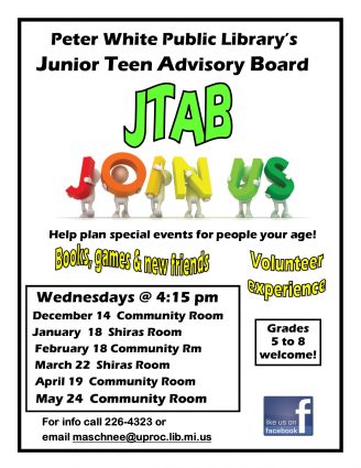 Gallery 1 - Junior Teen Advisory Board (JTAB)