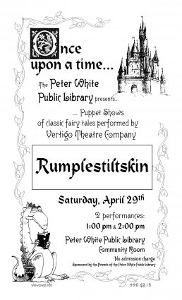 Gallery 1 - Once Upon A TIme Puppet Show: Rumplestiltskin