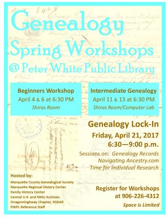 Gallery 1 - Spring Genealogy Lock-in