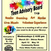 Gallery 1 - Teen Advisory Board (TAB)