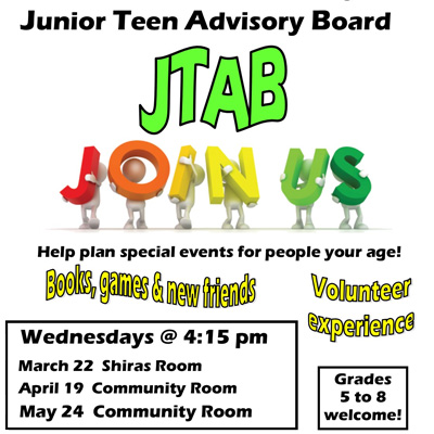 Junior Teen Advisory Board (JTAB)