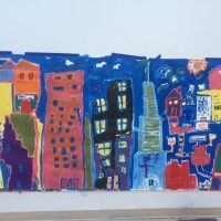 Gallery 2 - Children's Free-Form Mural Creation