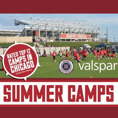 Chicago Fire Summer Soccer Camp brought to you by Superiorland Soccer