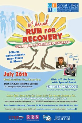 Great Lakes Recovery Centers 10th Annual Run for Recovery