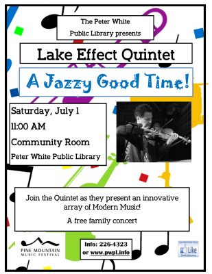 Lake Effect Quintet: A Jazzy Good Time, Children’s Concert