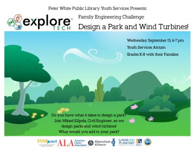 Explore Tech: Family Engineering Challenge: Design a Park and Wind Turbines!