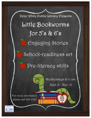 Little Bookworms for 5’s & 6’s