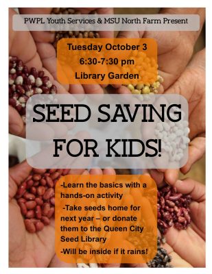 Seed Saving for Kids!