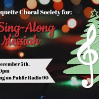 Marquette Choral Society presents: A Sing-Along Messiah