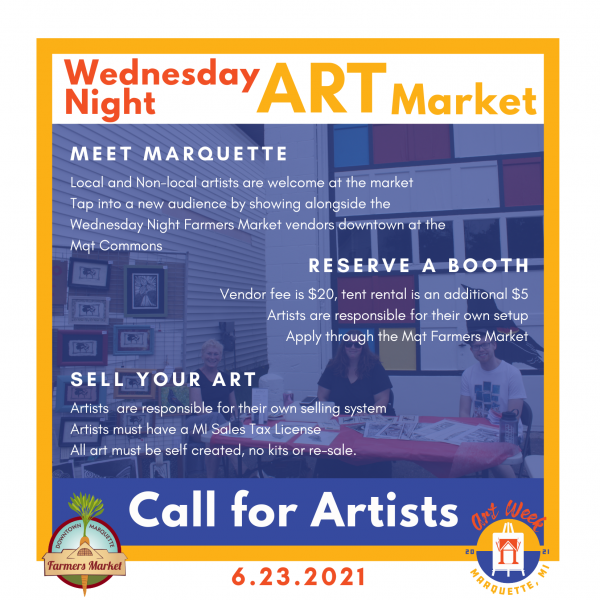 Gallery 1 - Sell Your Art During Art Week at the Wednesday Artist Market