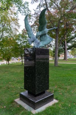 Flying Wild Geese Memorial Sculpture