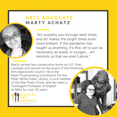 2021 Arts Advocate: Marty Achatz