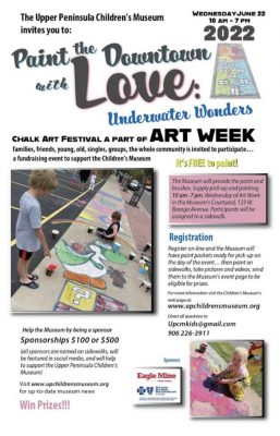 Paint The Downtown With Love Chalk Art Festival