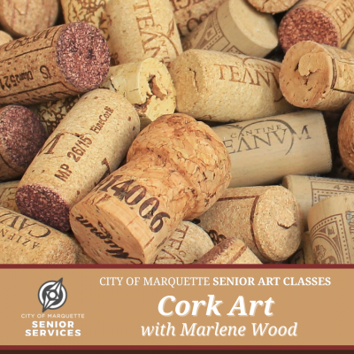 Senior Arts: Cork Art with Marlene Wood