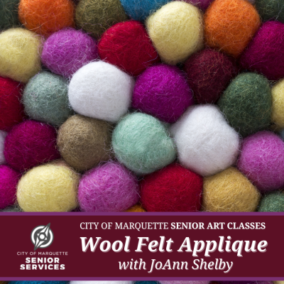 Senior Arts: Wool Felt Applique Gifts with JoAnn Shelby