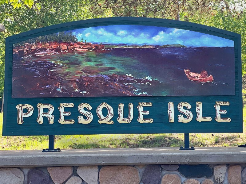 Presque Isle Park Sign