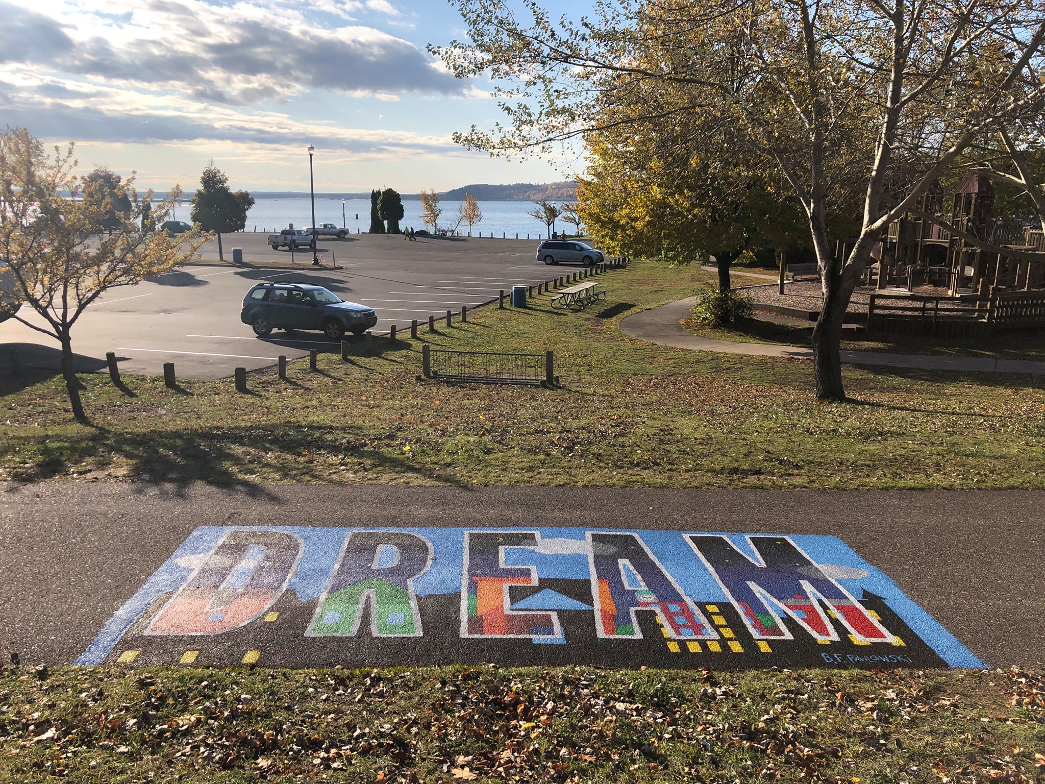 Dream mural set at lower harbor park