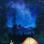 Canvas Painting: Under the Stars