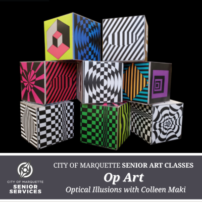 Senior Arts: Op Art with Colleen Maki